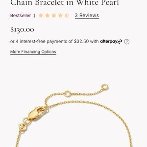 Kendra Scott Maisie 18k Gold Vermeil bracelet